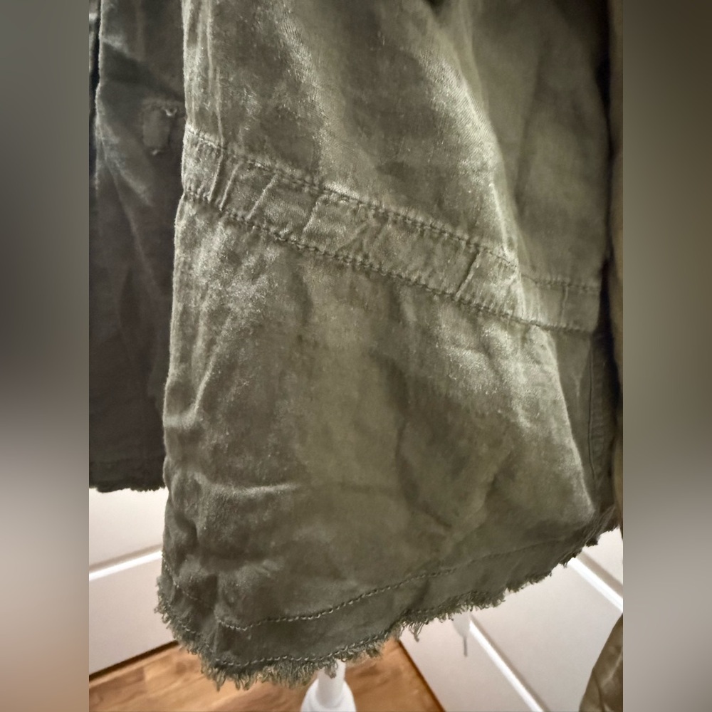 We the Free. Day Drifter Utility Shirt. Vintage Faded Green. Line Blend Small. - Picture 11 of 16